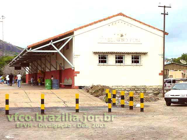 Conselheiro Pena - Estação do Trem Vitória - Belo Horizonte, da Estrada de Ferro Vitória a Minas