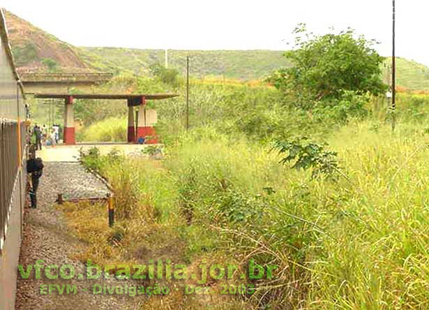 Pedra Corrida - Estação do Trem Vitória - Belo Horizonte, da Estrada de Ferro Vitória a Minas