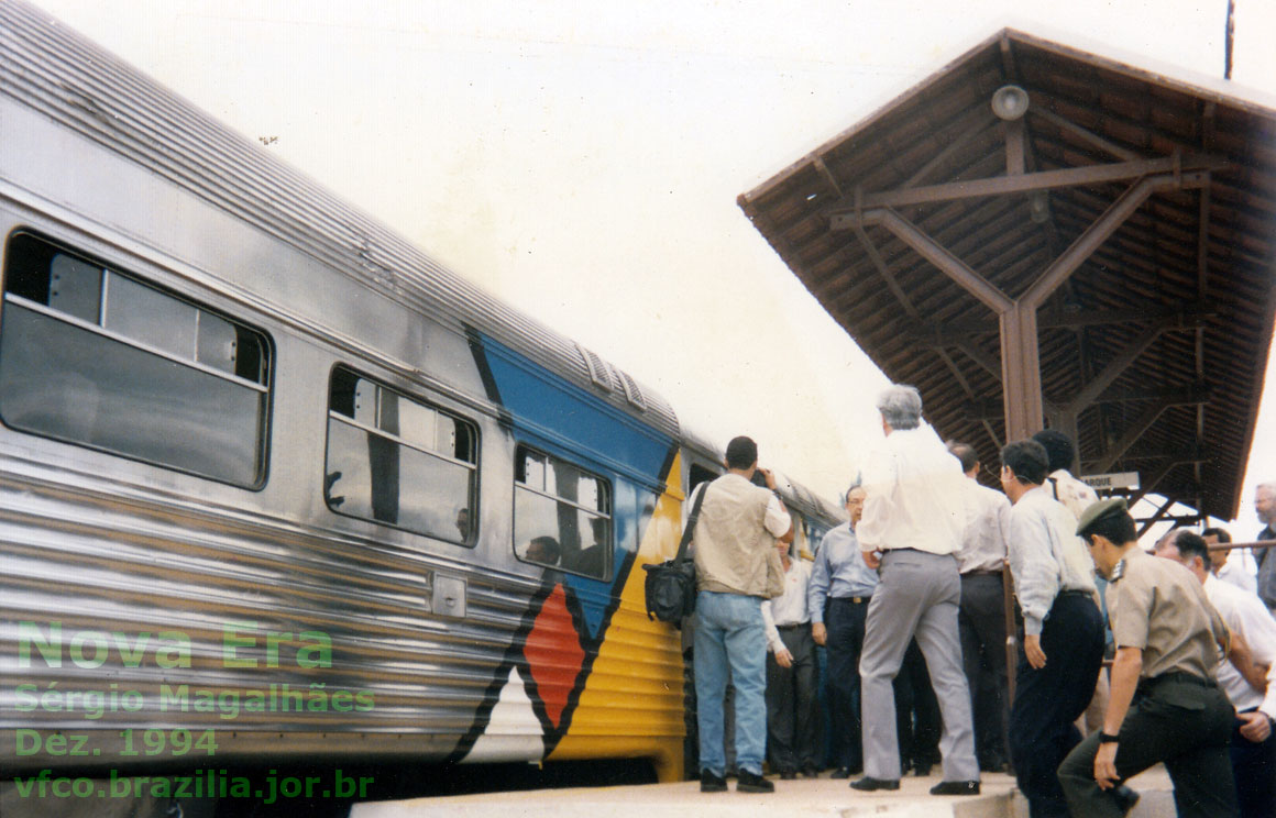 Embarque do presidente no trem Expresso da Mantiqueira