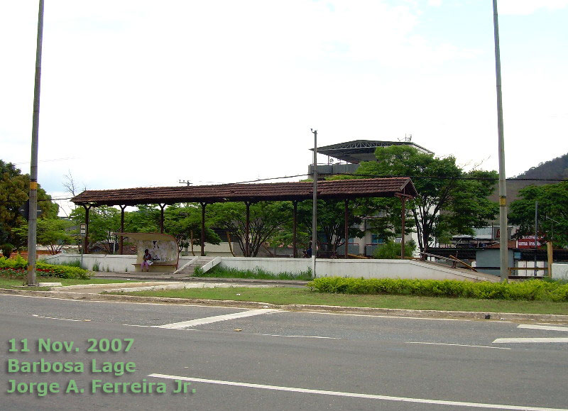 Parada ou estribo de Barbosa Lage, vista da rua