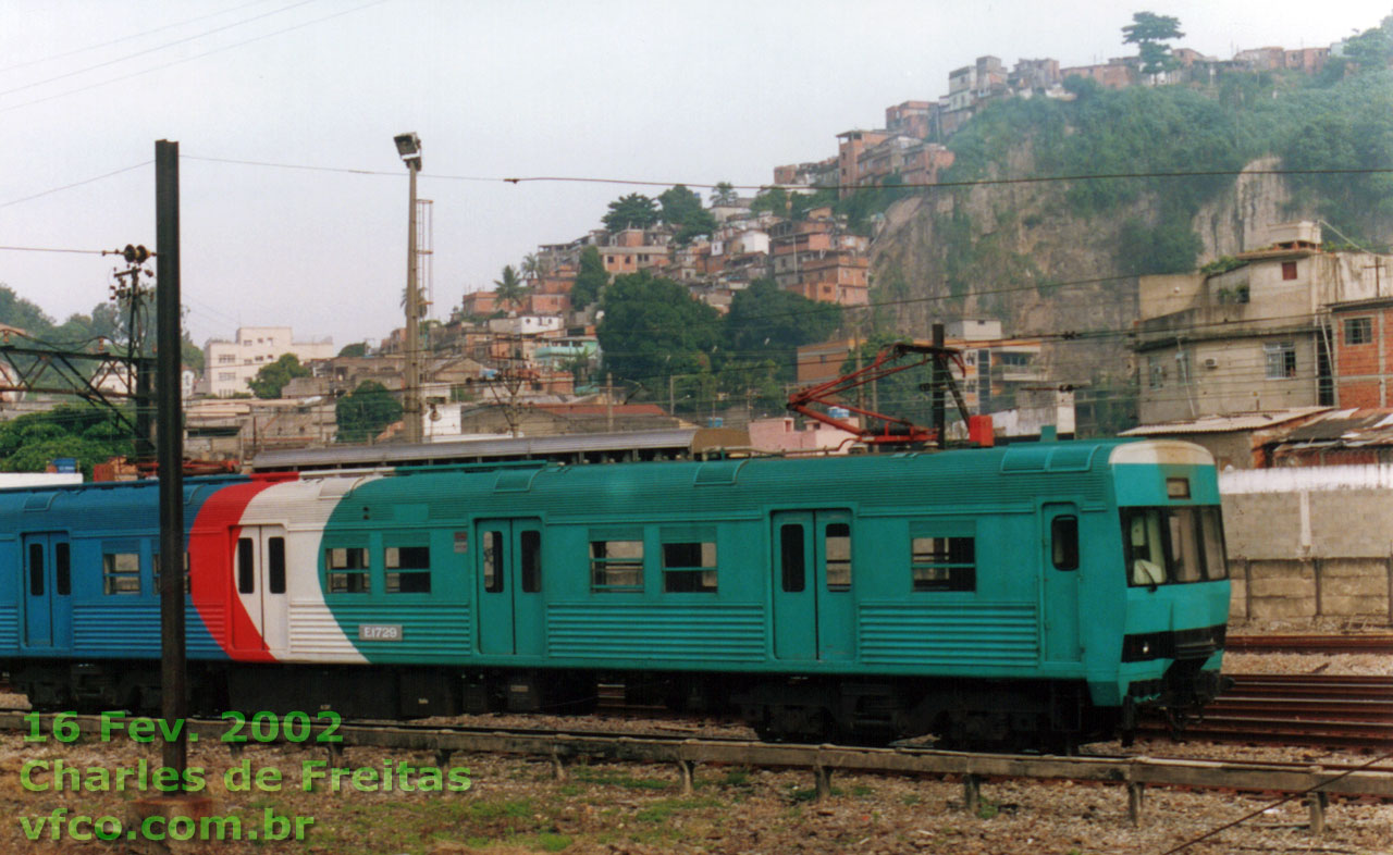 Carro E 1729 entre Deodoro e Pedro II