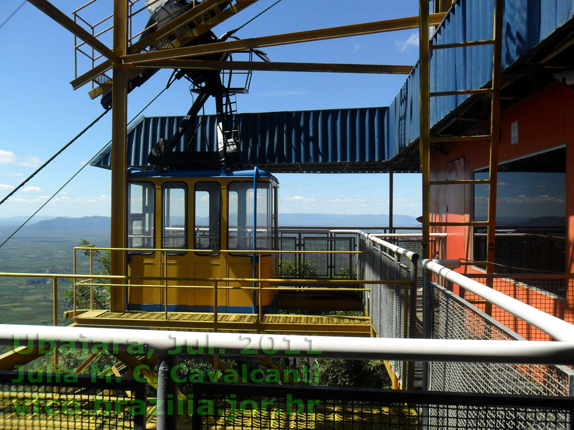 Plataforma da estação superior do Teleférico de Ubajara