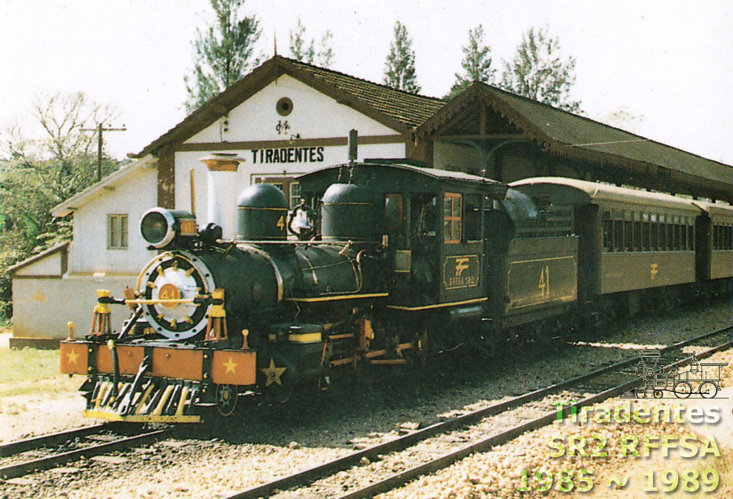 Trem Turístico de S. João del Rei nos tempos da RFFSA