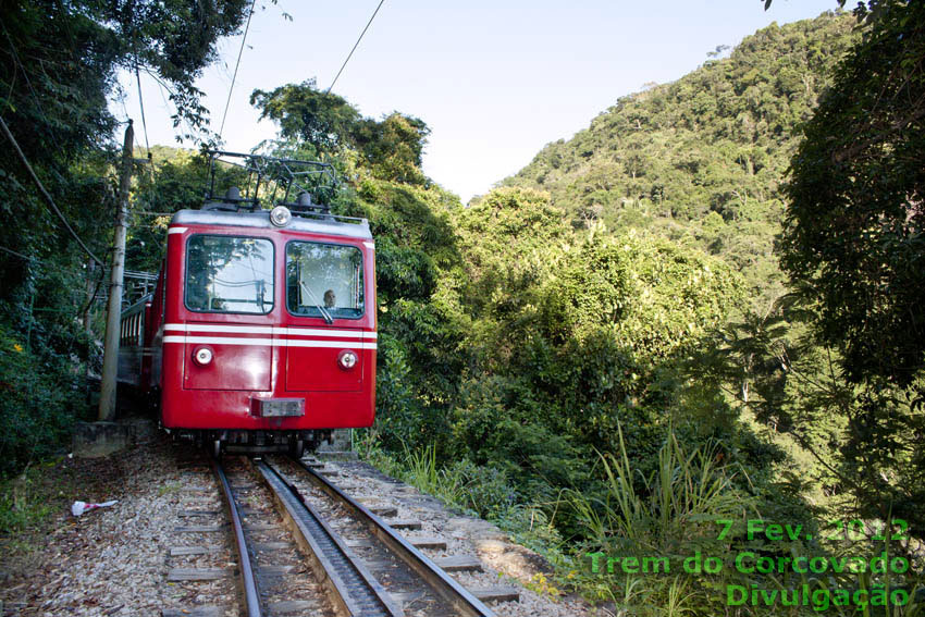 Automotrizes elétricas conjugadas SLM do Trem do Corcovado