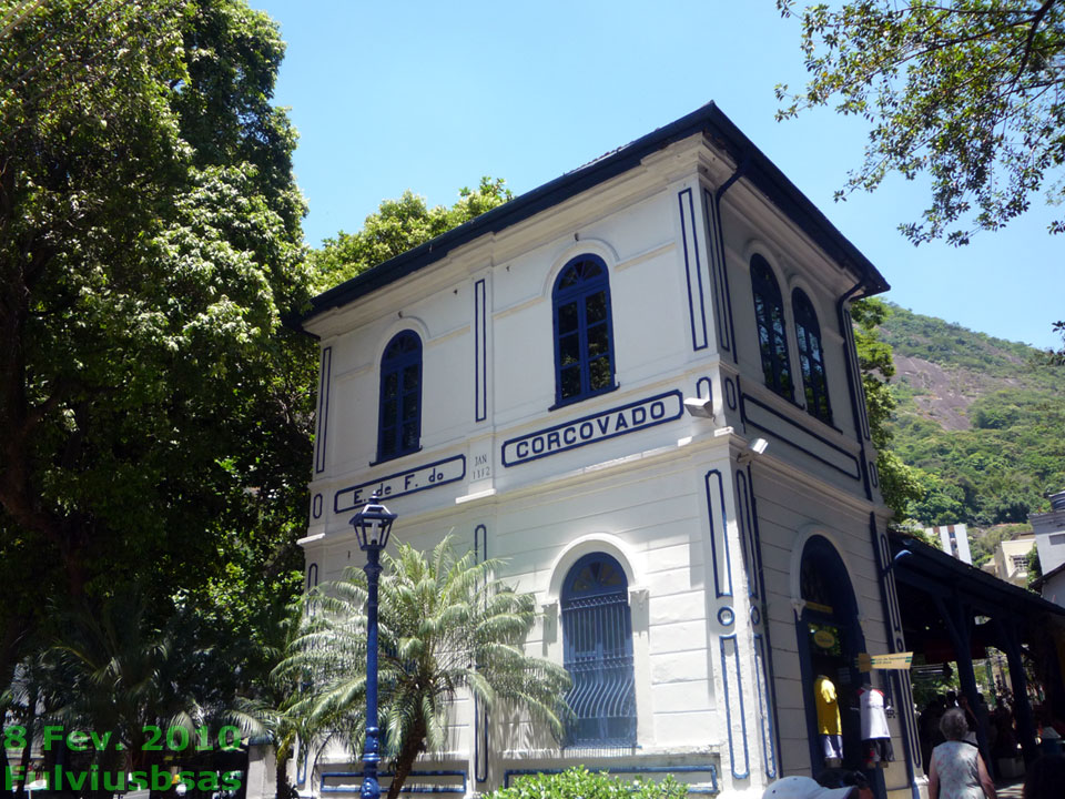 Estação do Cosme Velho, ponto inicial do Trem do Corcovado