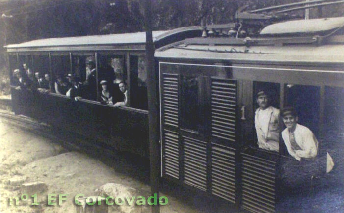 Locomotiva elétrica construída por SLM Oerlikon, modelo He 2/2, nº 1 da Estrada de Ferro do Corcovado