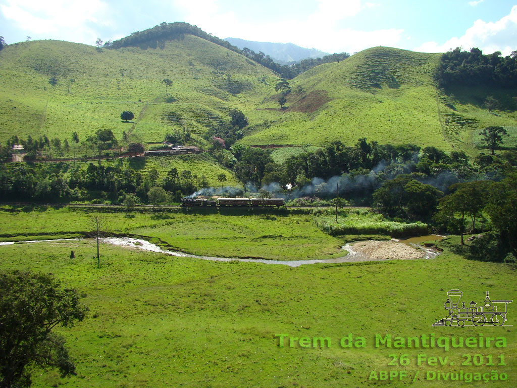 Trem da Mantiqueira na subida da serra