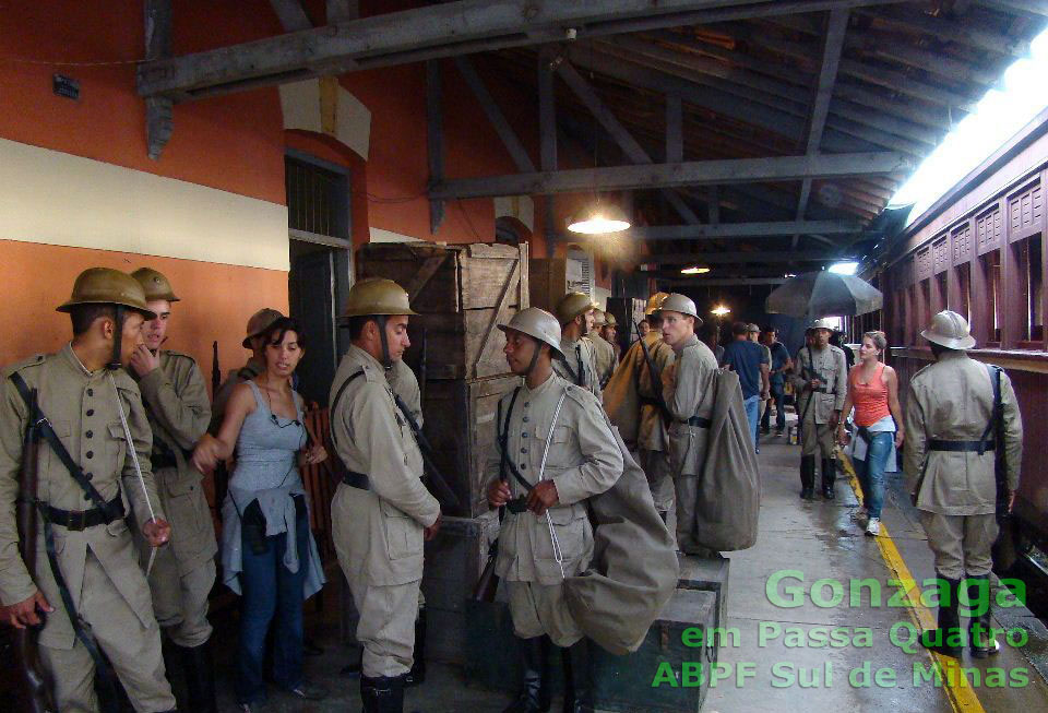 Filmagem de Gonzaga  De pai para filho na estação ferroviária de Passa Quatro (MG)