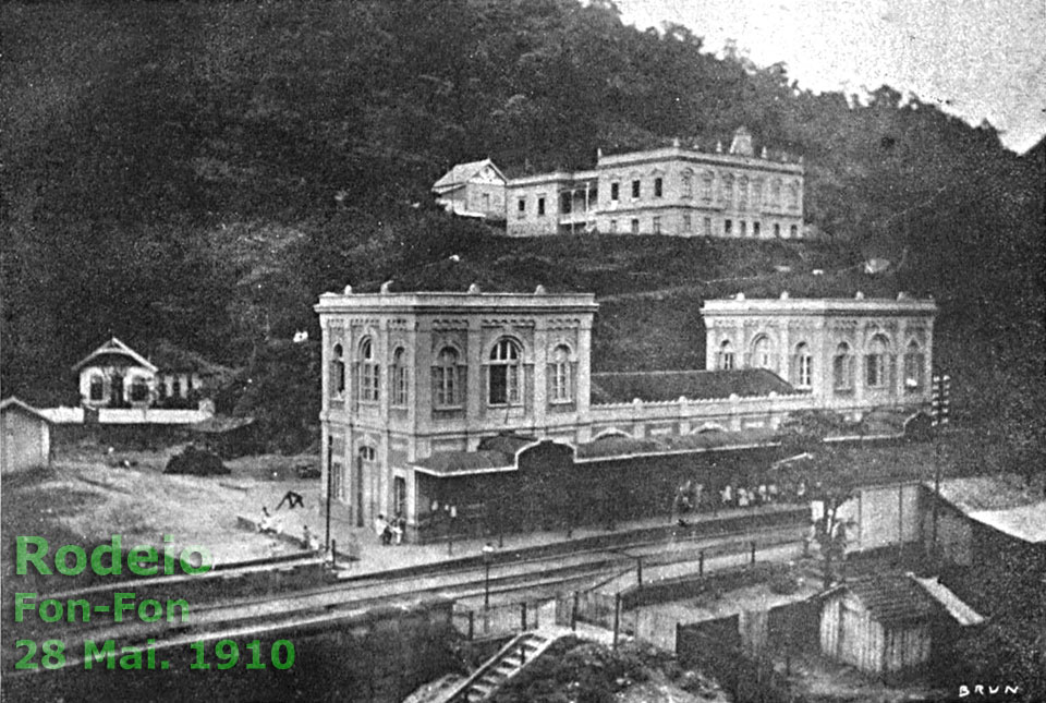 Estação ferroviária de Rodeio na revista Fon-Fon em 1910