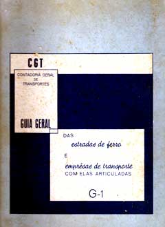 Capa do Guia Geral das Estradas de Ferro - 1960