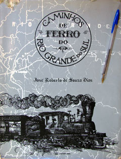 Capa do livro Caminhos de ferro do Rio Grande do Sul
