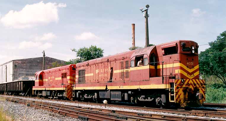 Locomotiva G8 n&ordm; 4051-0E da RFFSA - Rede Ferrovi&aacute;ria Federal