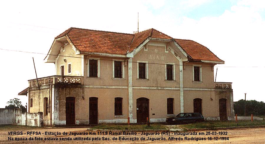 Prédio da estação ferroviária de Jaguarão