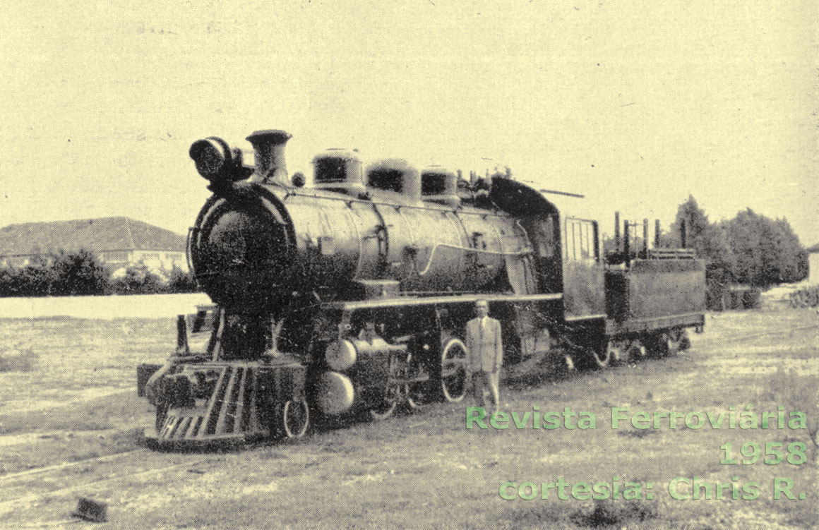 Locomotiva Mikado da RVPSC reformada para a Estrada de Ferro Tocantins