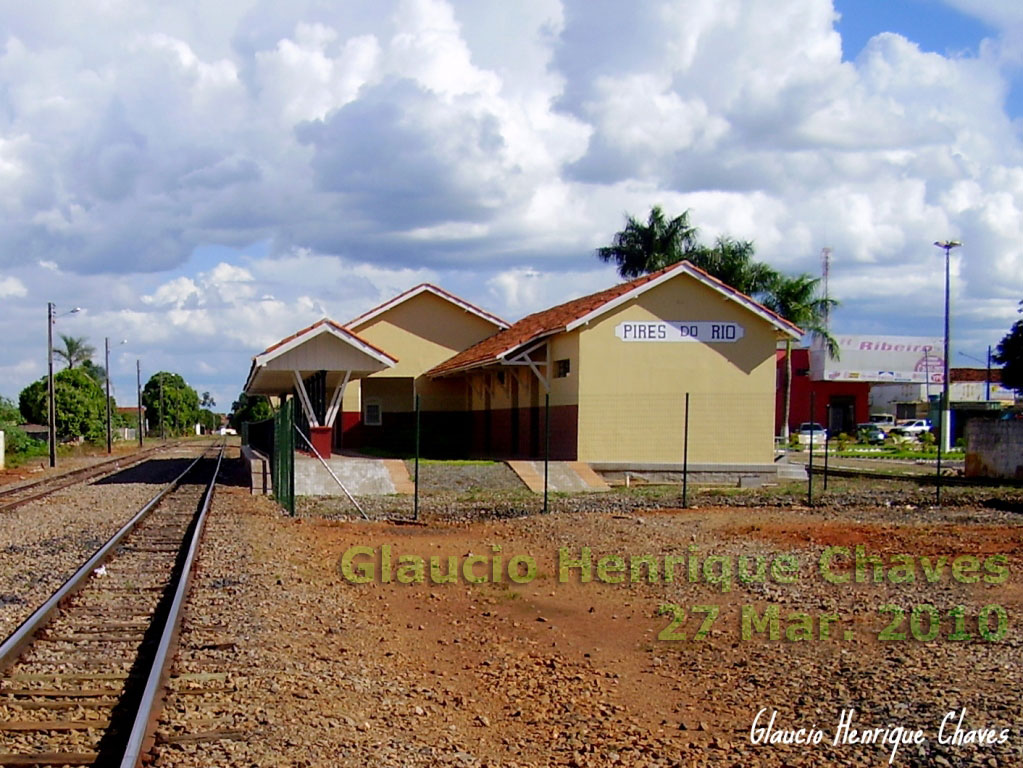 Outra vista da estação ferroviária de Pires do Rio