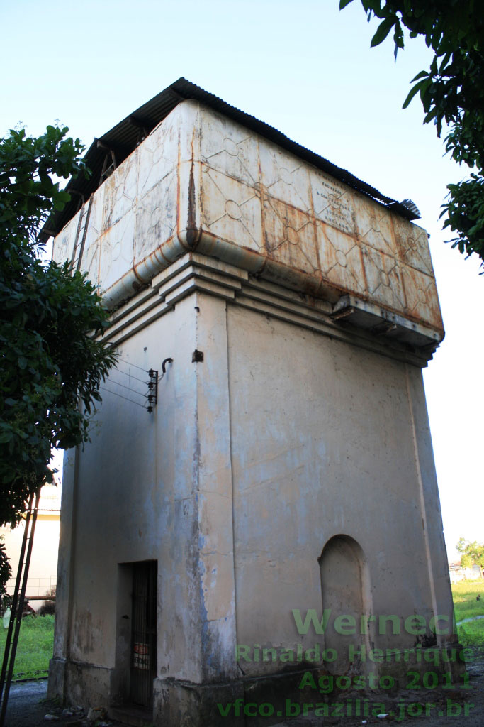 Torre da caixa d'água do pátio ferroviário de Werneck 