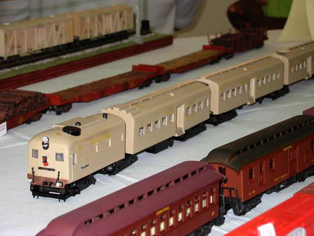 O modelo do trem Cometa no Concurso da Sociedade Brasileira de Ferreomodelismo - SBF