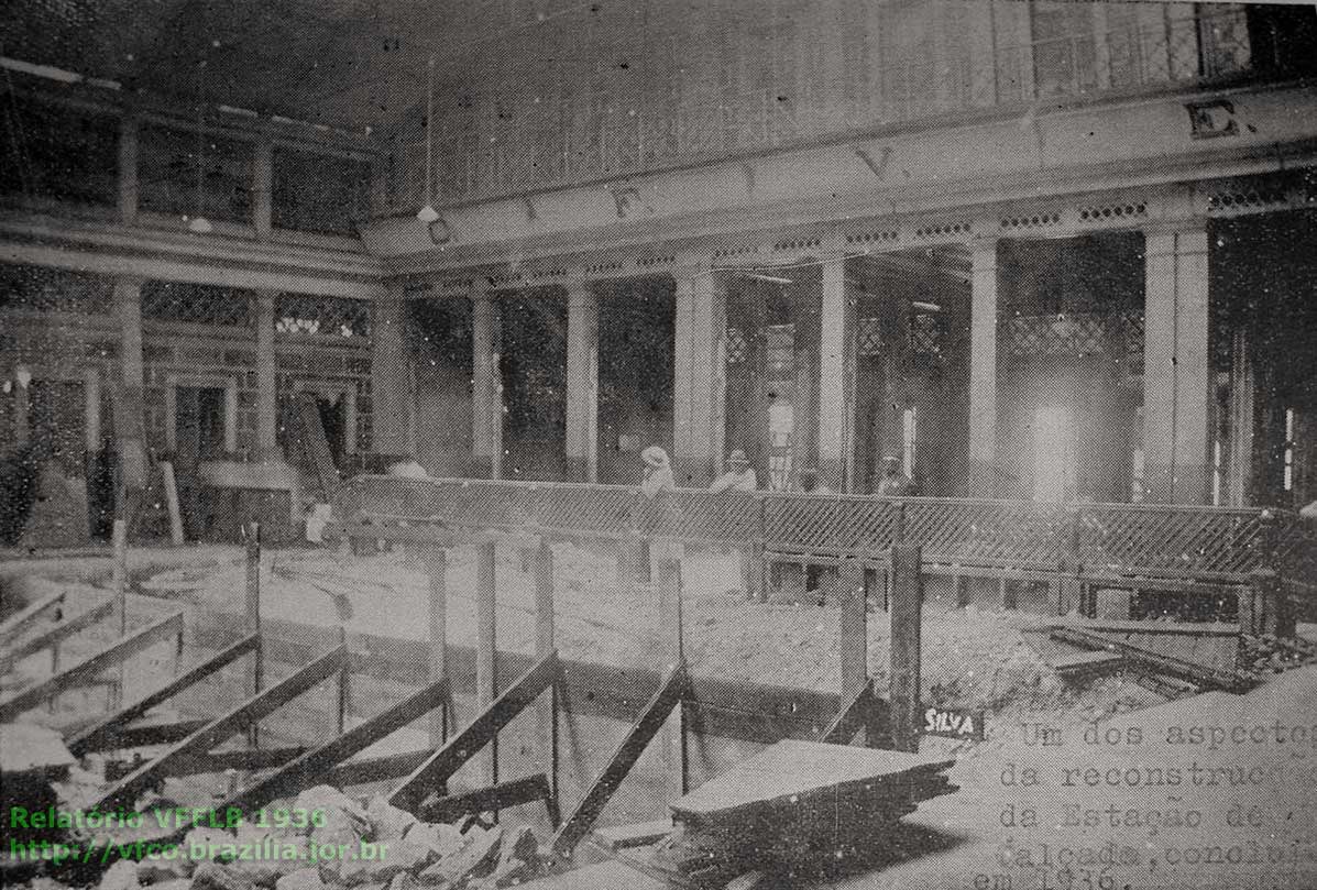 Estação ferroviária de Salvador em obras