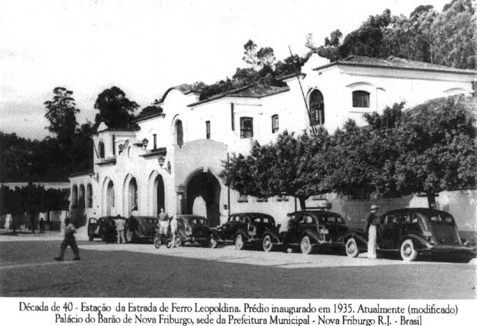 Estação da Estrada de Ferro Leopoldina em Nova Friburgo