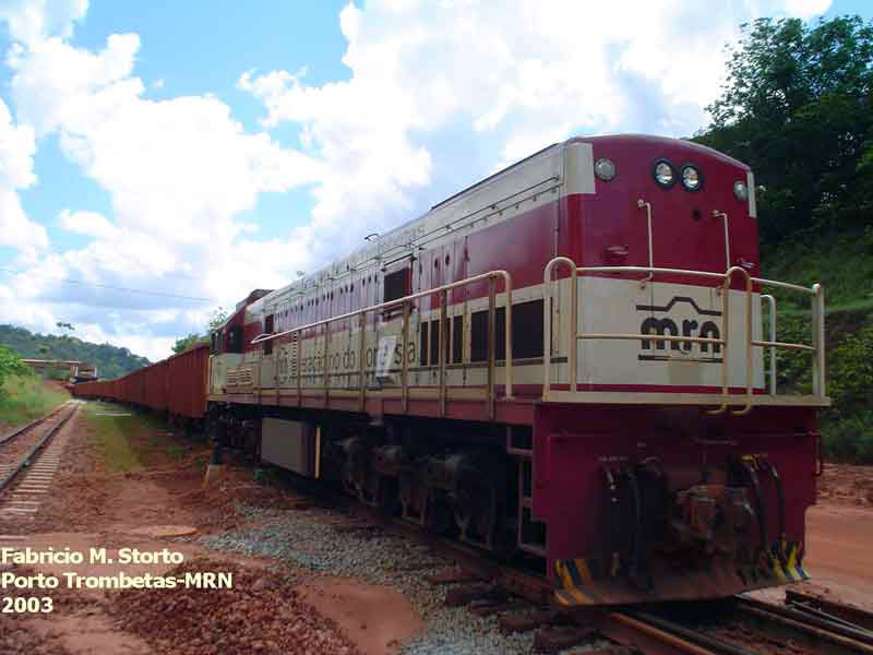 Locomotiva C22-7i nº 108 da Estrada de Ferro Trombetas / Mineração Rio do Norte