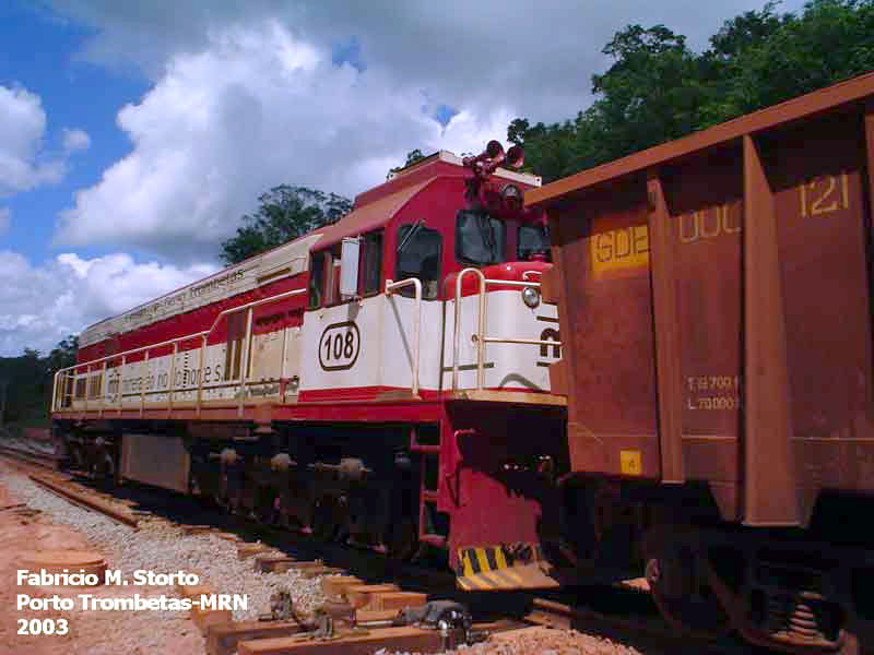 Locomotiva C22-7i nº 108 da Estrada de Ferro Trombetas / Mineração Rio do Norte