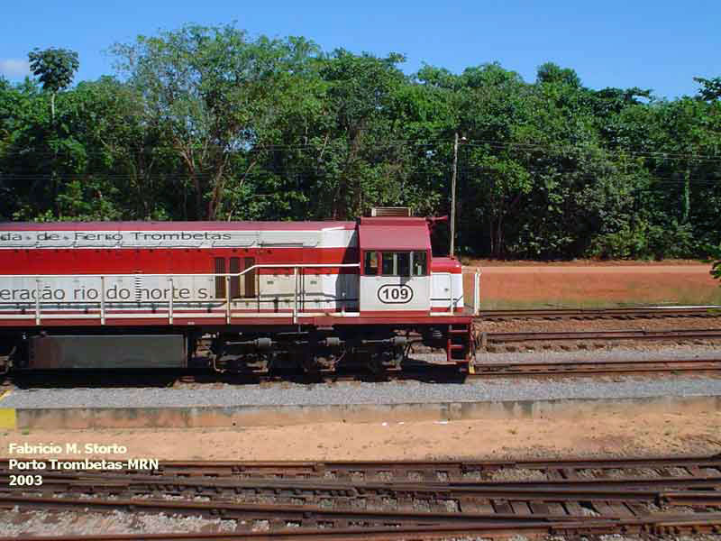 Locomotiva C22-7i nº 109 da EF Trombetas / Mineração Rio do Norte