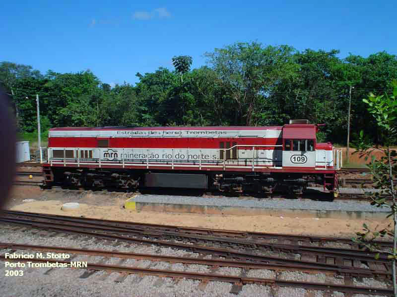 Locomotiva C22-7i nº 109 da EF Trombetas / Mineração Rio do Norte