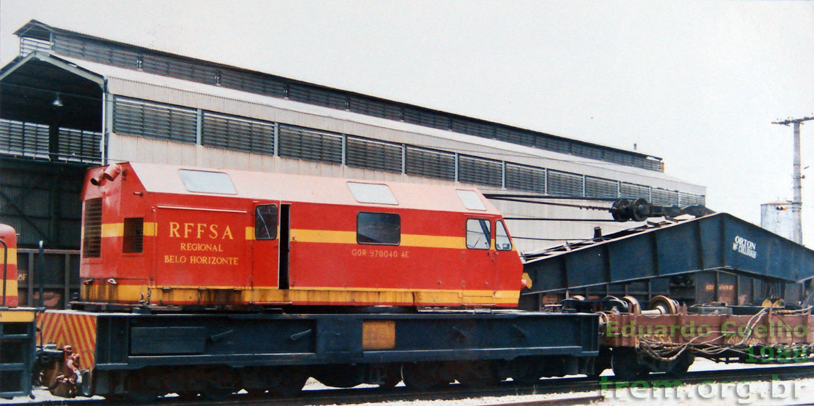 Detalhe da cabine do Guindaste ferroviário Orton para 100 toneladas da antiga VFCO