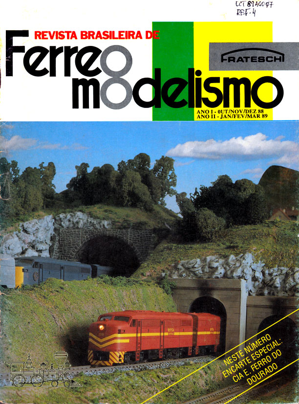 O lançamento da locomotiva Alco FA1 na capa da RBF nº 4