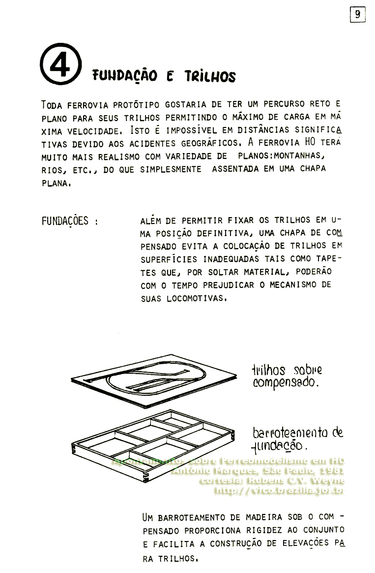 Apontamentos sobre Ferreomodelismo em HO | página 9 - Base de madeira da maquete e trilhos