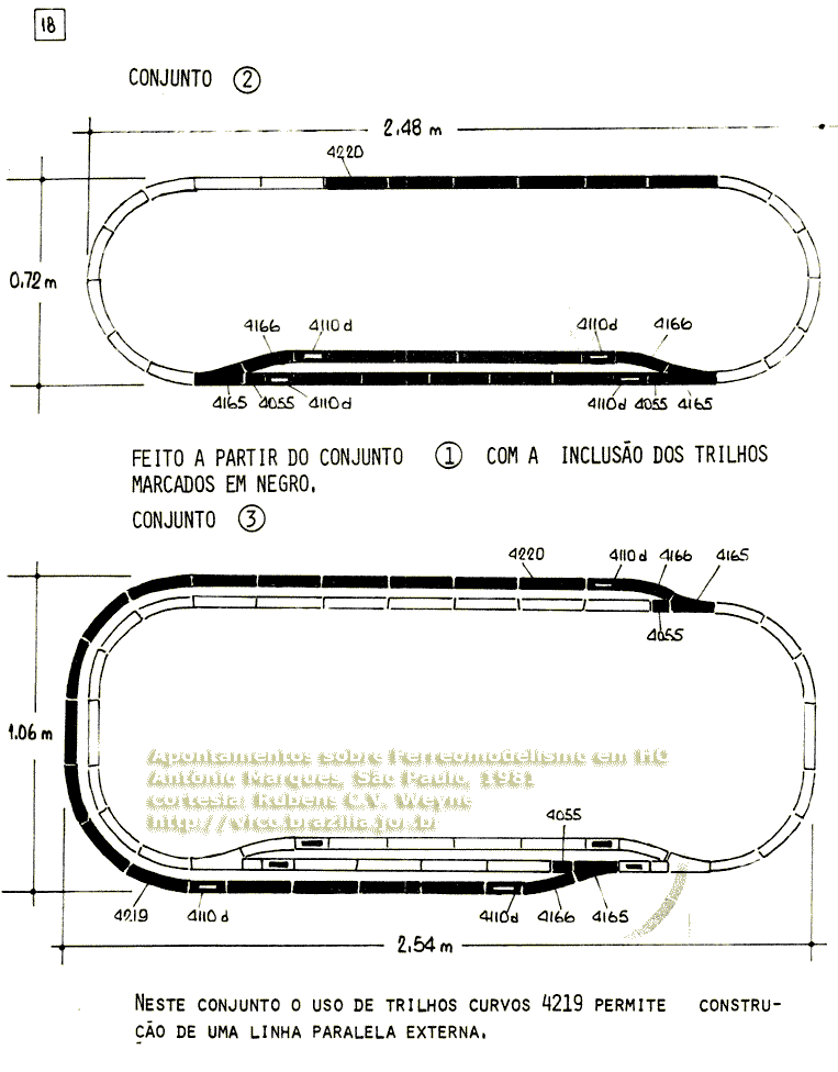 Apontamentos sobre Ferreomodelismo em HO | página 18 - Expandindo o traçado básico de trilhos