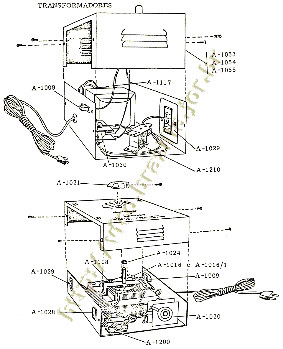 Diagramas de montagem dos Controladores de locomotivas do Trem Elétrico Atma