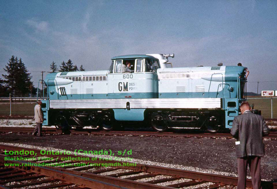 Locomotiva GMDH-1 # GMDD-600 em London, Ontario (Canada)