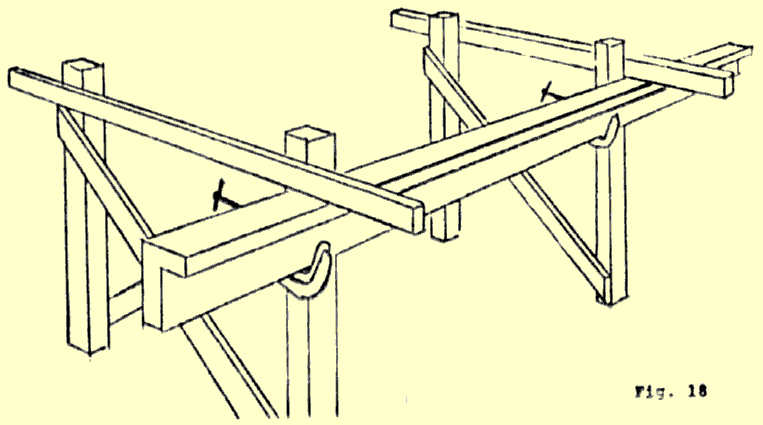 Início da montagem da estrutura de uma grande maquete de ferreomodelismo