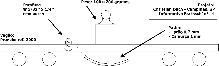 Confecção de um vagão para limpeza dos trilhos da maquete de ferreomodelismo