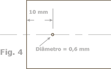 Figura 4 - Furos das laterais