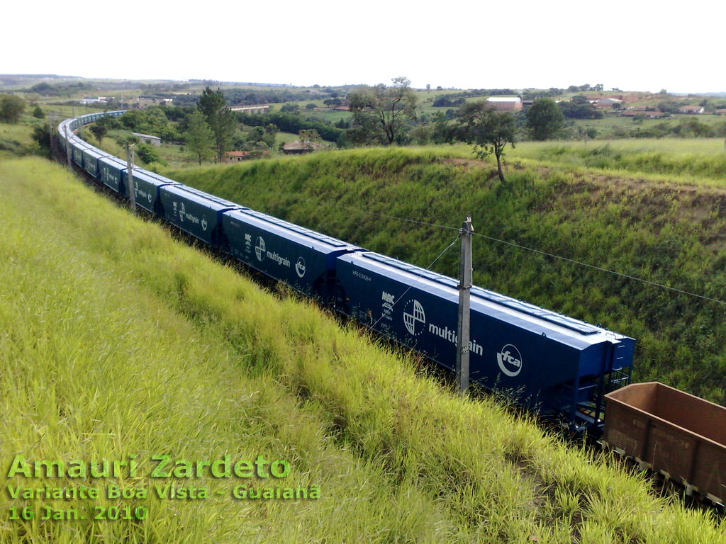 Vagão HFE-053892-2 Multigrain / FCA - Ferrovia Centro-Atlântica