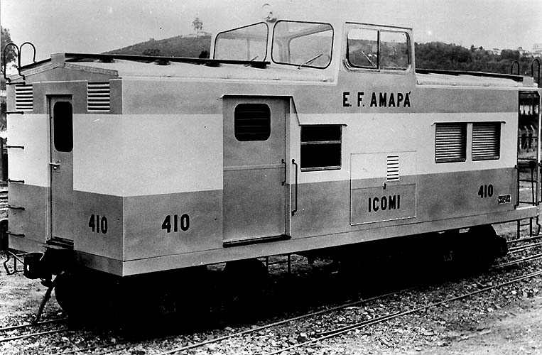 Vagão caboose 410 da Estrada de Ferro Amapá