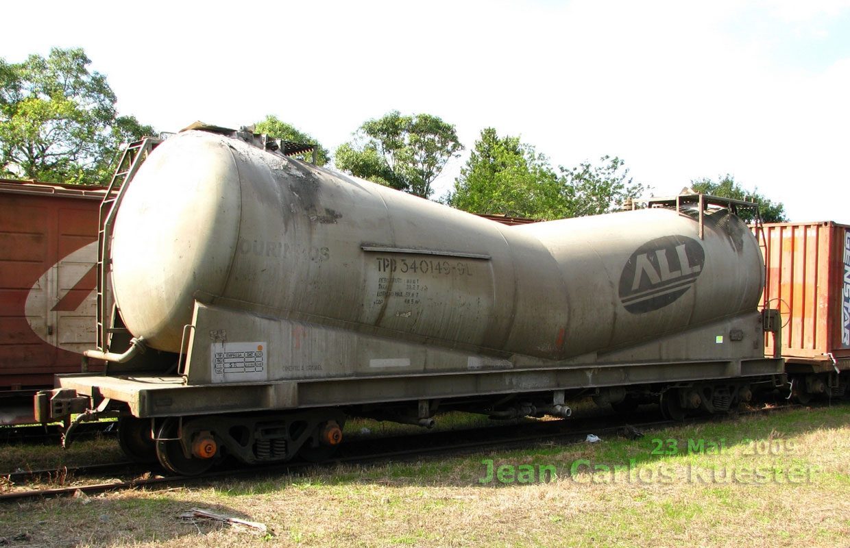 Vagão TPD-340.149-9L da ferrovia ALL - América Latina Logística